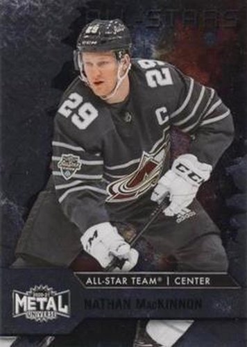 #162 Nathan MacKinnon - Colorado Avalanche - 2020-21 Skybox Metal Universe Hockey