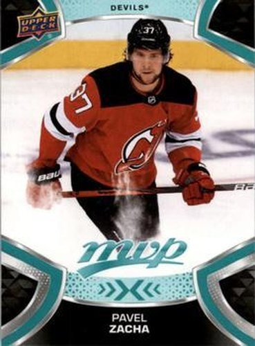 #162 Pavel Zacha - New Jersey Devils - 2021-22 Upper Deck MVP Hockey