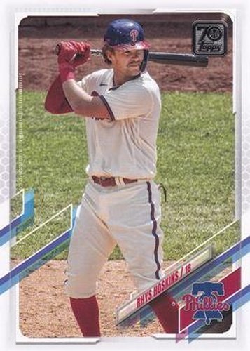 #162 Rhys Hoskins - Philadelphia Phillies - 2021 Topps Baseball