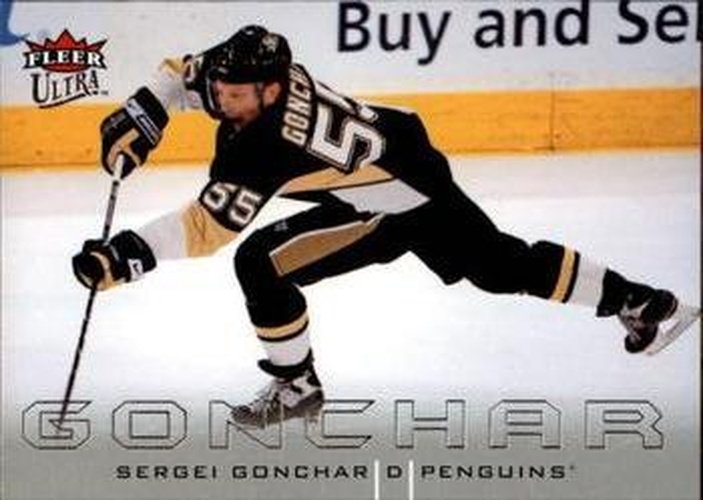 #162 Sergei Gonchar - Pittsburgh Penguins - 2009-10 Ultra Hockey