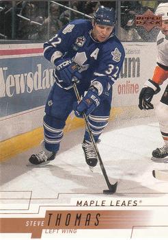 #162 Steve Thomas - Toronto Maple Leafs - 2000-01 Upper Deck Hockey