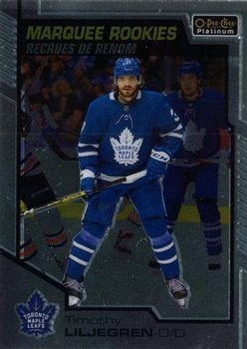 #162 Timothy Liljegren - Toronto Maple Leafs - 2020-21 O-Pee-Chee Platinum Hockey
