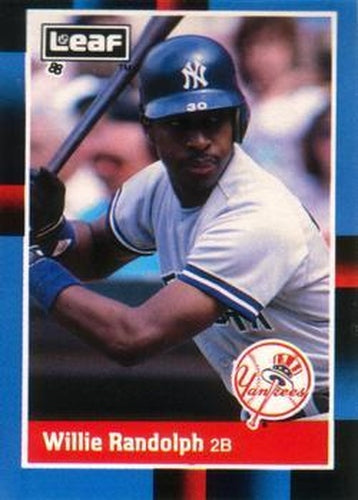 #162 Willie Randolph - New York Yankees - 1988 Leaf Baseball