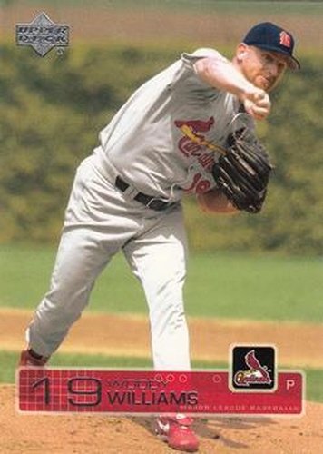 #162 Woody Williams - St. Louis Cardinals - 2003 Upper Deck Baseball