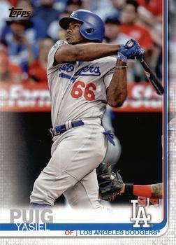 #162 Yasiel Puig - Los Angeles Dodgers - 2019 Topps Baseball