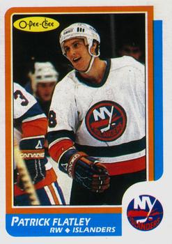 #162 Patrick Flatley - New York Islanders - 1986-87 O-Pee-Chee Hockey