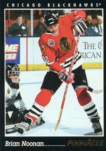 #162 Brian Noonan - Chicago Blackhawks - 1993-94 Pinnacle Hockey