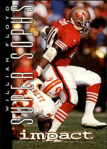 #162 William Floyd - San Francisco 49ers - 1995 SkyBox Impact Football