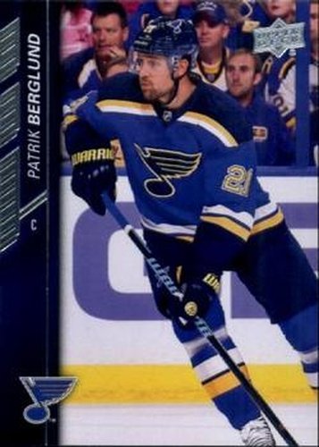 #162 Patrik Berglund - St. Louis Blues - 2015-16 Upper Deck Hockey