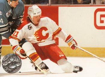 #162 Gary Leeman - Calgary Flames - 1991-92 Pro Set Platinum Hockey
