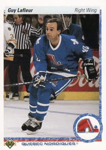 #162 Guy Lafleur - Quebec Nordiques - 1990-91 Upper Deck Hockey