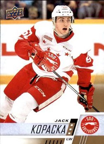 #162 Jack Kopacka - Sault Ste. Marie Greyhounds - 2017-18 Upper Deck CHL Hockey