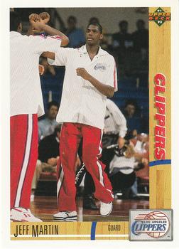 #162 Jeff Martin - Los Angeles Clippers - 1991-92 Upper Deck Basketball