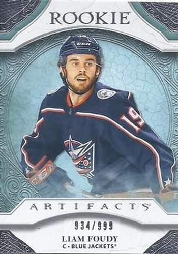 #162 Liam Foudy - Columbus Blue Jackets - 2020-21 Upper Deck Artifacts Hockey