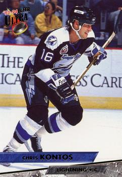 #162 Chris Kontos - Tampa Bay Lightning - 1993-94 Ultra Hockey