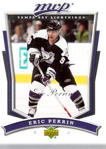 #162 Eric Perrin - Tampa Bay Lightning - 2007-08 Upper Deck MVP Hockey