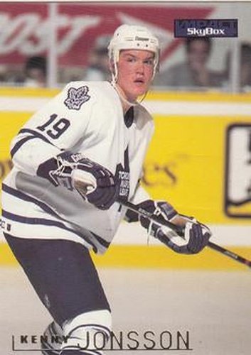 #162 Kenny Jonsson - Toronto Maple Leafs - 1995-96 SkyBox Impact Hockey