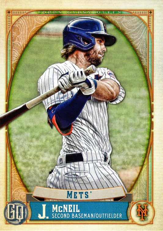 #162 Jeff McNeil - New York Mets - 2021 Topps Gypsy Queen Baseball