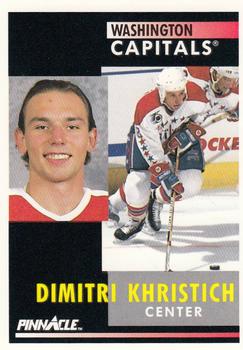 #162 Dmitri Khristich - Washington Capitals - 1991-92 Pinnacle Hockey