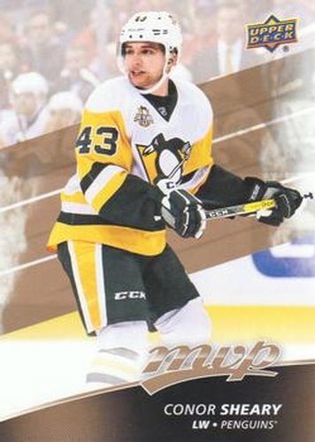#162 Conor Sheary - Pittsburgh Penguins - 2017-18 Upper Deck MVP Hockey