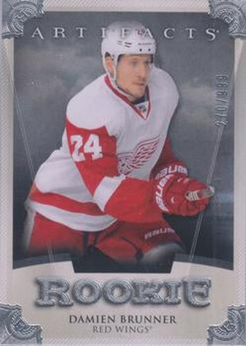 #162 Damien Brunner - Detroit Red Wings - 2013-14 Upper Deck Artifacts Hockey