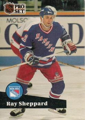 #162 Ray Sheppard - 1991-92 Pro Set Hockey