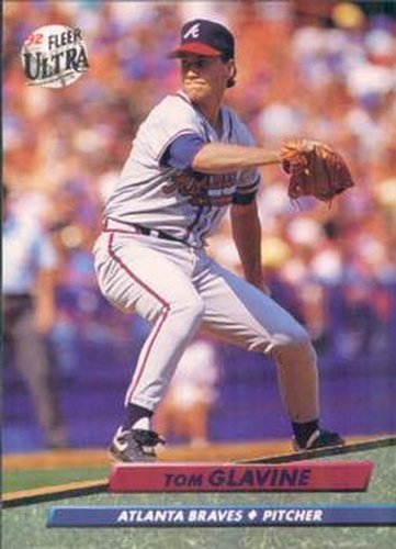 #162 Tom Glavine - Atlanta Braves - 1992 Ultra Baseball