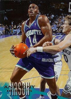 #162 Anthony Mason - Charlotte Hornets - 1996-97 Fleer Basketball