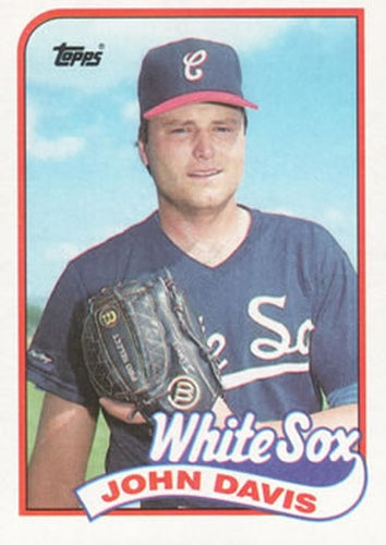 #162 John Davis - Chicago White Sox - 1989 Topps Baseball