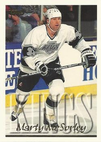 #162 Marty McSorley - Los Angeles Kings - 1995-96 Topps Hockey