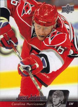 #163 Jussi Jokinen - Carolina Hurricanes - 2010-11 Upper Deck Hockey