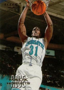 #163 Malik Rose - Charlotte Hornets - 1996-97 Fleer Basketball