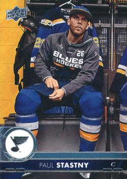 #163 Paul Stastny - St. Louis Blues - 2017-18 Upper Deck Hockey