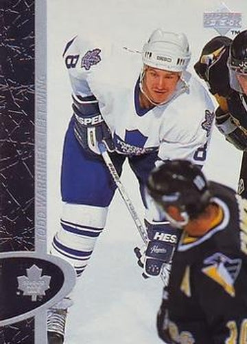 #163 Todd Warriner - Toronto Maple Leafs - 1996-97 Upper Deck Hockey