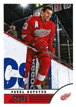#163 Pavel Datsyuk - Detroit Red Wings - 2013-14 Score Hockey
