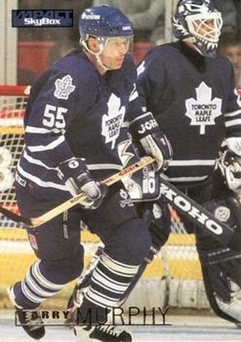 #163 Larry Murphy - Toronto Maple Leafs - 1995-96 SkyBox Impact Hockey