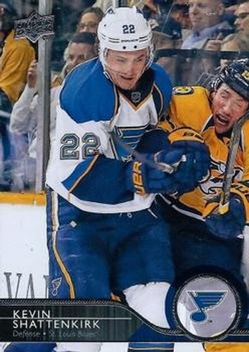#163 Kevin Shattenkirk - St. Louis Blues - 2014-15 Upper Deck Hockey