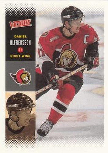 #163 Daniel Alfredsson - Ottawa Senators - 2000-01 Upper Deck Victory Hockey