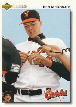 #163 Ben McDonald - Baltimore Orioles - 1992 Upper Deck Baseball
