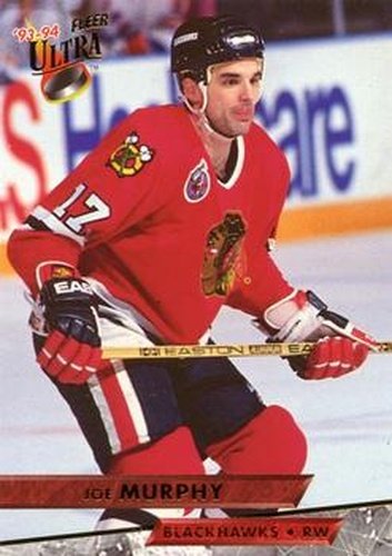 #163 Joe Murphy - Chicago Blackhawks - 1993-94 Ultra Hockey