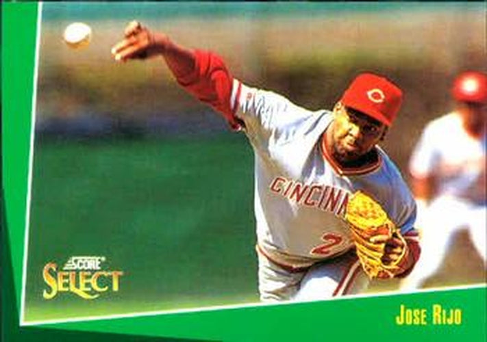 #163 Jose Rijo - Cincinnati Reds - 1993 Select Baseball
