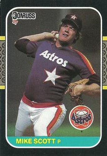 #163 Mike Scott - Houston Astros - 1987 Donruss Baseball