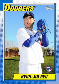 #163 Hyun-Jin Ryu - Los Angeles Dodgers - 2013 Topps Archives Baseball