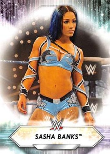 #163 Sasha Banks - 2021 Topps WWE Wrestling