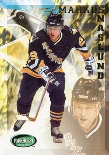 #163 Markus Naslund - Pittsburgh Penguins - 1995-96 Parkhurst International Hockey