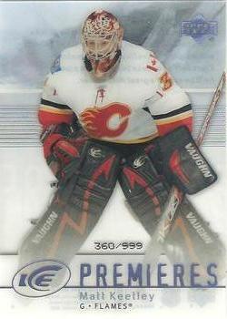 #163 Matt Keetley - Calgary Flames - 2007-08 Upper Deck Ice Hockey