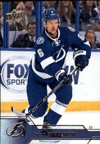 #163 Anton Stralman - Tampa Bay Lightning - 2016-17 Upper Deck Hockey
