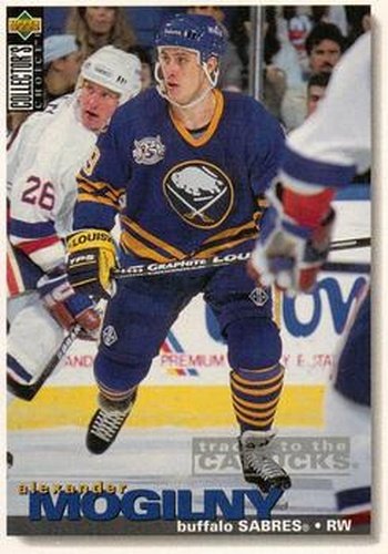 #163 Alexander Mogilny - Vancouver Canucks - 1995-96 Collector's Choice Hockey