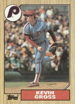 #163 Kevin Gross - Philadelphia Phillies - 1987 Topps Baseball