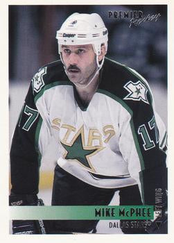 #163 Mike McPhee - Dallas Stars - 1994-95 O-Pee-Chee Premier Hockey